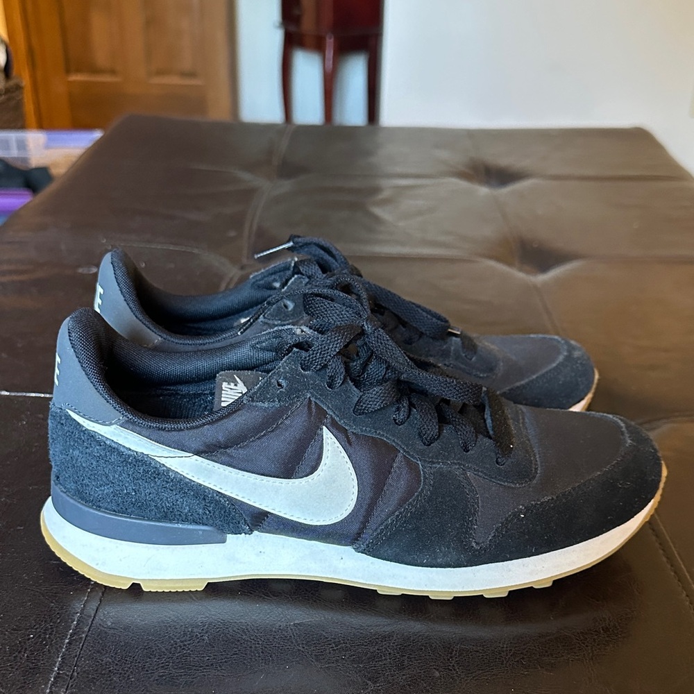 Black, white with gum sole Nike Sneakers